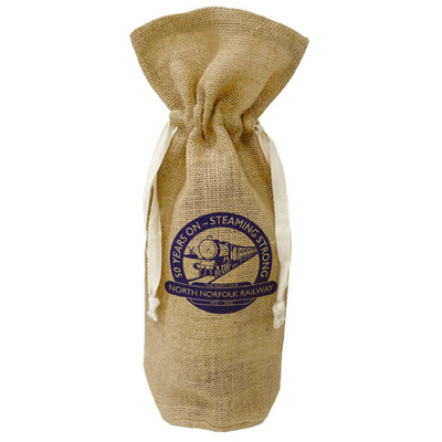 Branded Jute Bottle Pouch