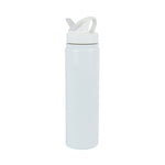 Alice Double Wall Stainless Steel Bottle, with mouthpiece and straw