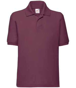 Fruit of the Loom Kids Poly/Cotton Piqué Polo Shirt