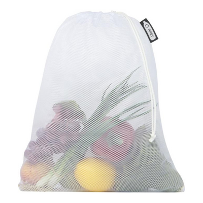 Recycled polyester grocery bag 30x41 cm