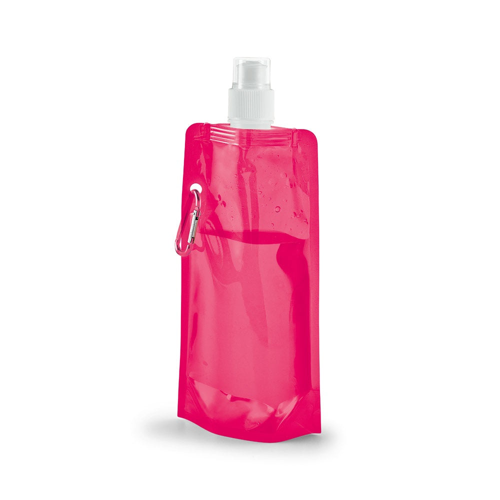 Kwill Foldable Sports Bottle with Carabiner Clip - 460ml