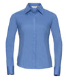 Russell Collection Ladies Long Sleeve Fitted Poplin Shirt