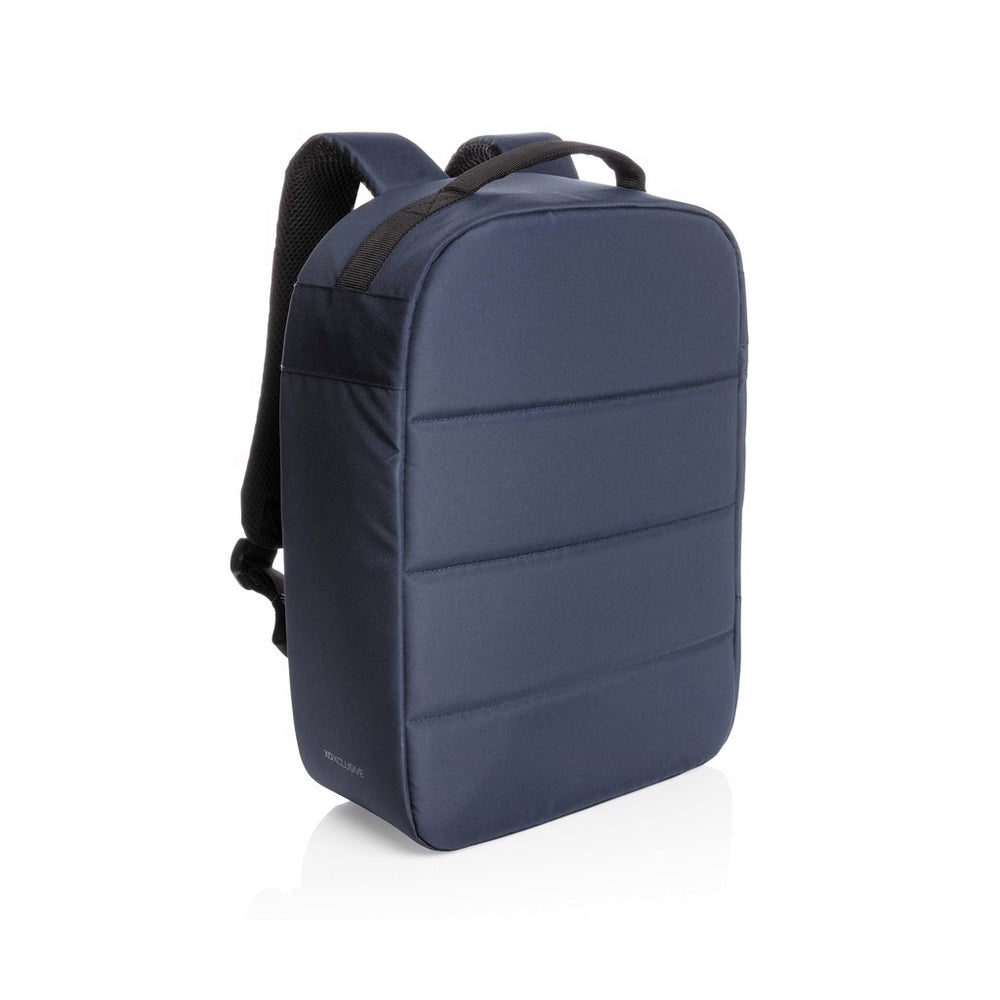 Branded Impact AWARE™ RPET anti-theft 15.6" laptop backpack