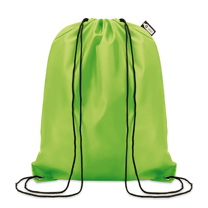 Branded 190T RPET drawstring bag