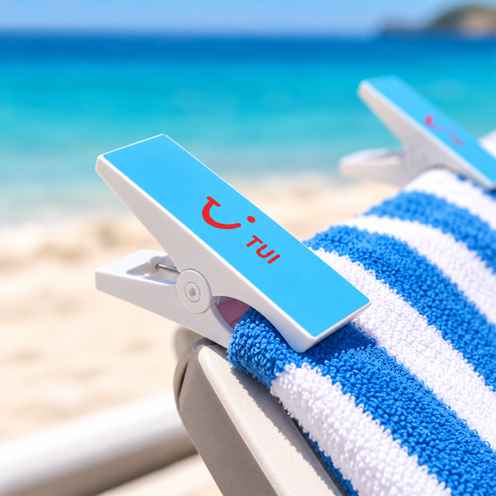 Branded Beach Towel Peg Clip for Lounger