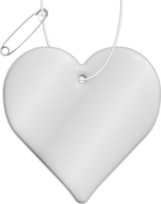 Branded RFX™ H-09 heart reflective TPU hanger