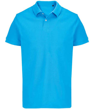 SOL'S Unisex Pacific Twin Piqué Polo Shirt Aqua
