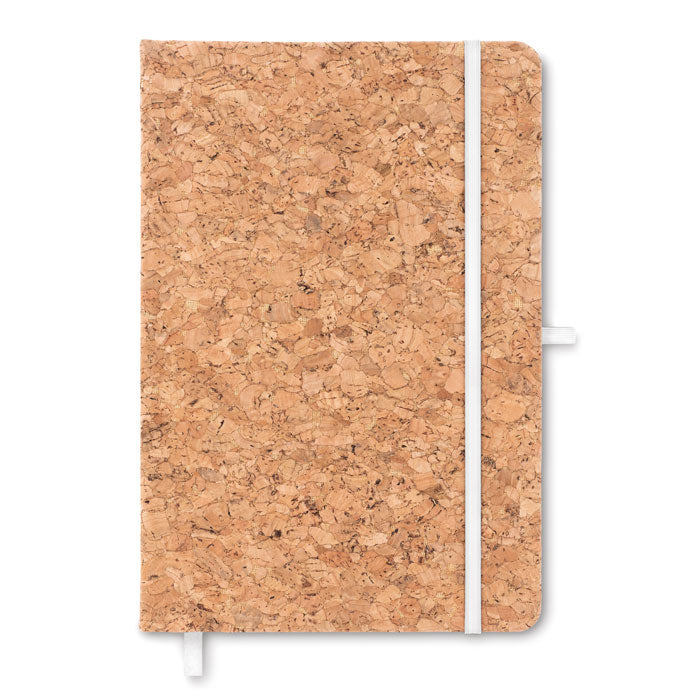 Branded A5 cork notebook 96 lined