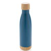 Vacuum stainless steel bottle with bamboo lid and bottom