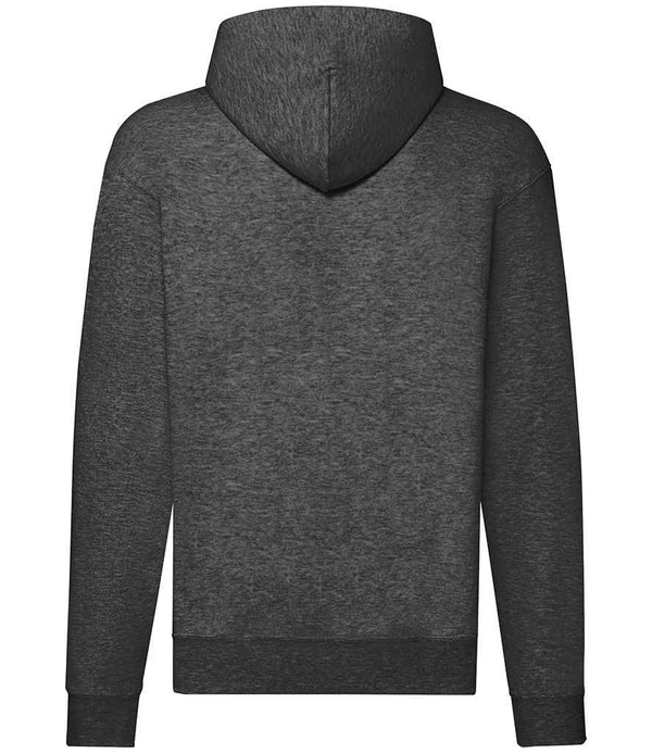 Fruit of the Loom Classic Zip Hooded Sweatshirt Dark Heather