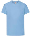 Fruit of the Loom Kids Original T-Shirt Sky Blue