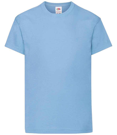 Fruit of the Loom Kids Original T-Shirt Sky Blue