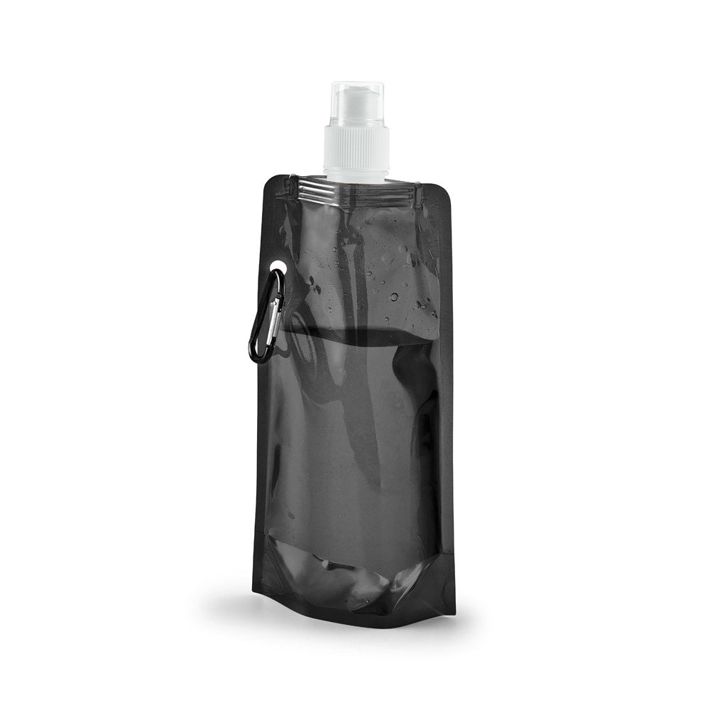 Kwill Foldable Sports Bottle with Carabiner Clip - 460ml