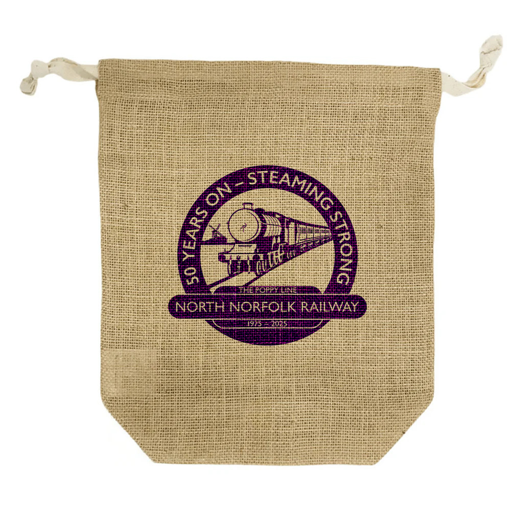 Branded Large Jute Pouch