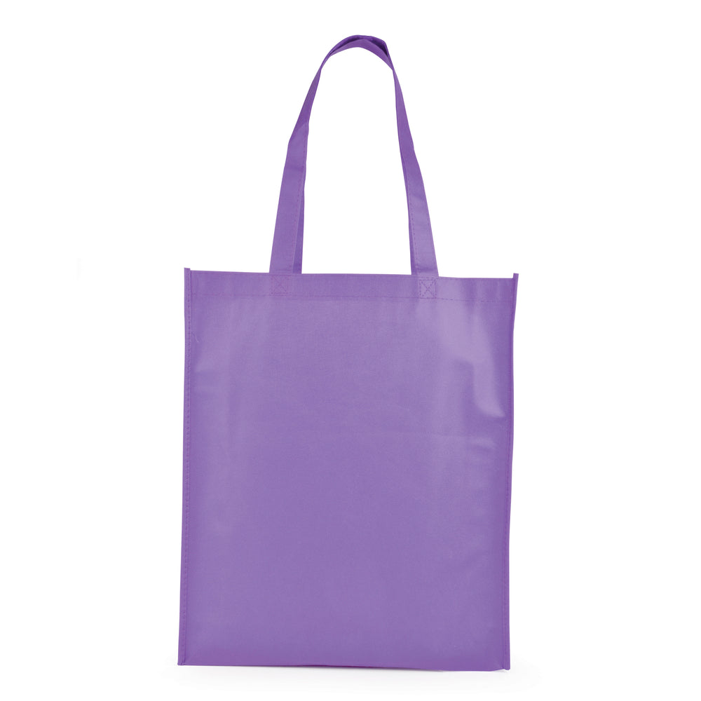 Branded Eco Friendly non woven PP long handled shopper with gusset
