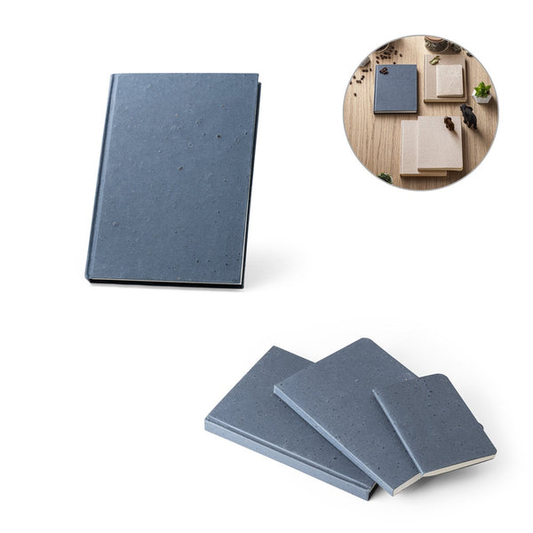 Coffeepad Rigid A5 Notebook Blue