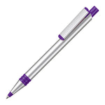 Branded VIRTUO ALUM recycled ball pen with rpet trim