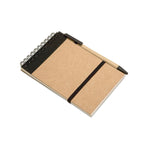 Branded A6 recycled notepad with pen