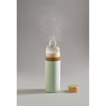 DAKAR. Bamboo and borosilicate glass bottle 600 mL