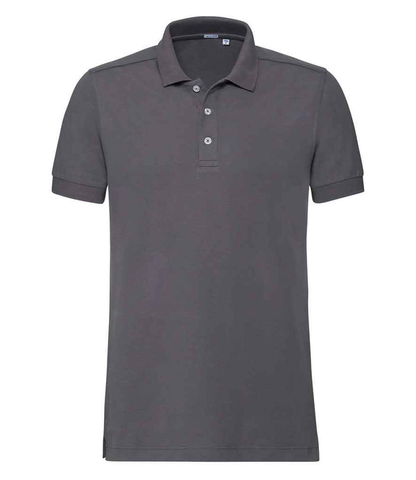 Russell Stretch Piqué Polo Shirt