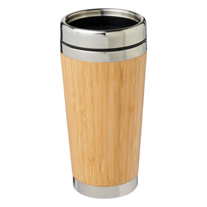 Bamboo Double Wall Travel Mug | Branded Bamboo Travel Mug