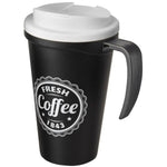 Branded Americano® Grande 350 ml mug with spill-proof lid