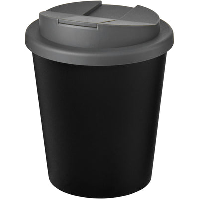 Branded Americano® Espresso Eco 250 ml recycled tumbler with spill-proof lid