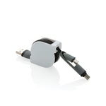 Branded 3-in-1 retractable cable