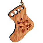 Branded Bamboo Christmas Decorations (UK Made)