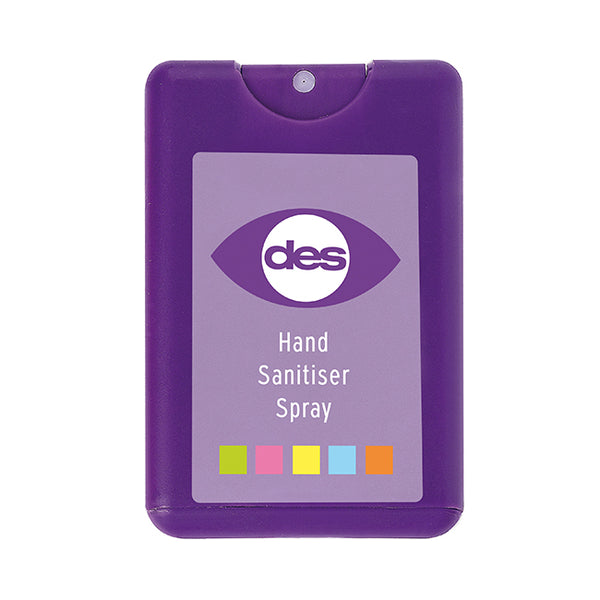 Credit Card Hand Sanitiser Spray (20ml)