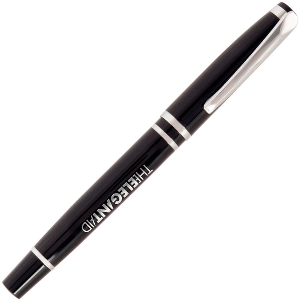 Branded VALENTINO NOIR ball pen with Chrome undercoat