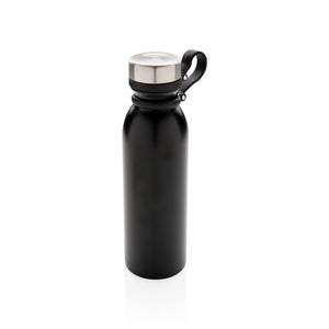 Copper vacuum insulated bottle with carry loop