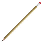 Branded HB PENCIL sharpened with rubber tipped