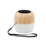 5.0 wireless bamboo speaker with Lights