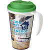 Branded Brite-Americano® Grande 350 ml mug with spill-proof lid