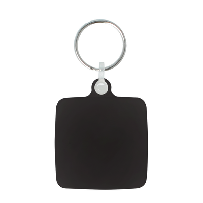 Recycled 45mm Square Keyring