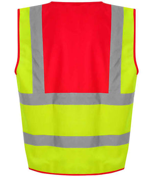 Pro RTX High Visibility Waistcoat Yellow/Red