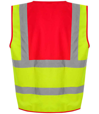 Pro RTX High Visibility Waistcoat Yellow/Red