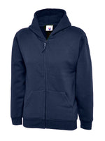 Branded Childrens Classic Full Zip Hooded Sweatshirt