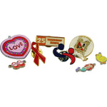 Branded Stamped Iron Hard Enamel Badge (20mm)
