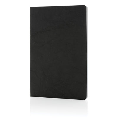 Branded Salton A5 GRS certified recycled paper notebook