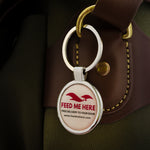 Hampton Round Keyring