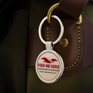 Hampton Round Keyring