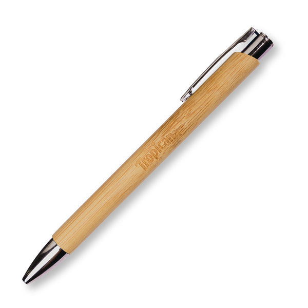 Branded Wells Bamboo Ball Pen