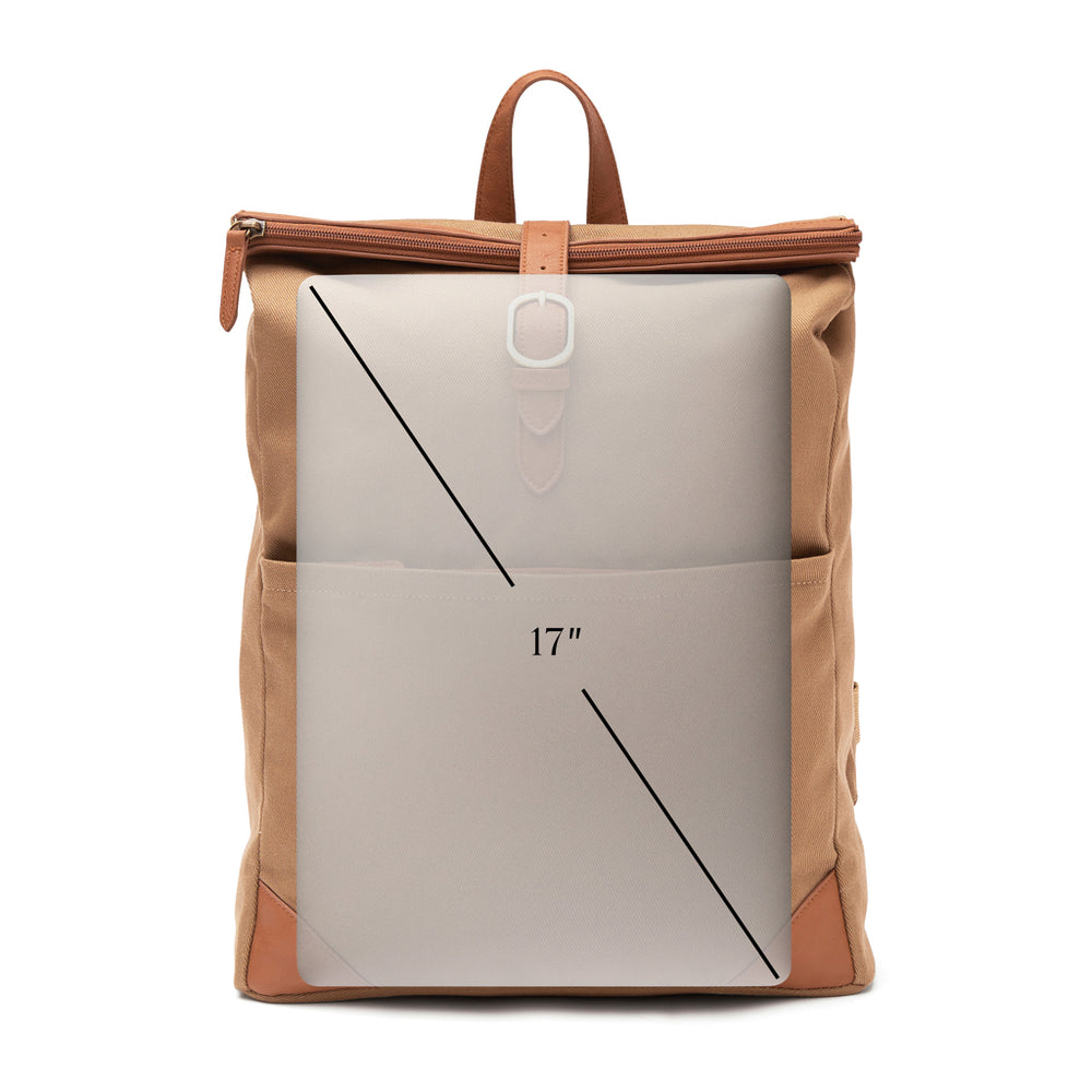 Branded VINGA Sloane rucksack RCS recycled polyester