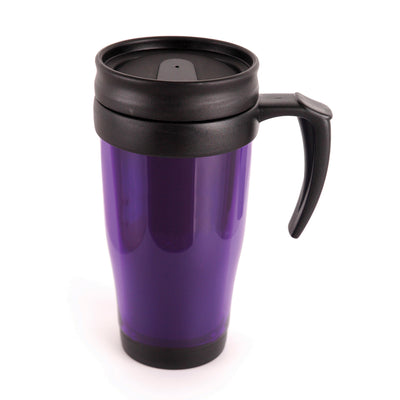 Marco 400 ml Translucent Travel Mug (screw on lid and sipper)