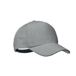 Hemp baseball cap 370 gr/m² Grey