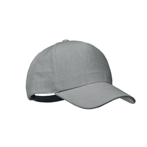 Hemp baseball cap 370 gr/m² Grey