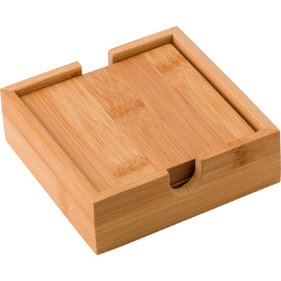 Gaskan Bamboo coaster set