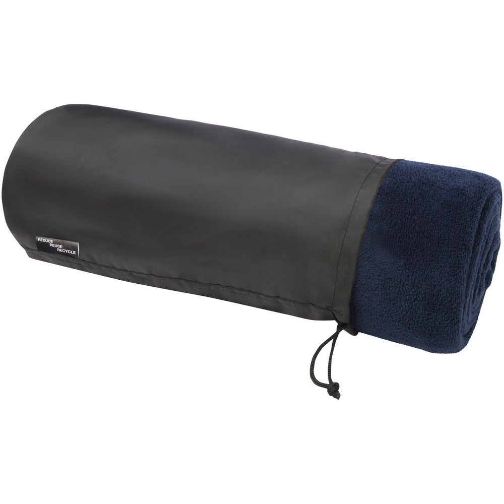 Branded Lily GRS certified RPET coral fleece blanket